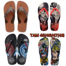 Chinelo Masculino Original Especial Tamanhos Grandes 45/46 e 47/48 Super Confortável e Estiloso