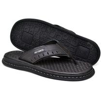 Chinelo Masculino Ortopédico Anatômico em Couro