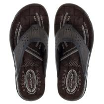 Chinelo Masculino Pegada 131663 Couro Cravo