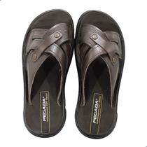 Chinelo Masculino Pegada Anilina Cravo