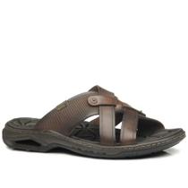 Chinelo Masculino Pegada Couro Anilina Pinhão 133202-02 Chinelo Masculino Pegada Couro Anilina Pinhão 133202-02