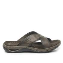 Chinelo Masculino Pegada Couro Cravo Amortech Premium Chinelo Masculino Pegada Couro Cravo Amortech Premium