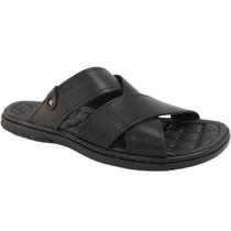 Chinelo Masculino Pegada Couro Legítimo