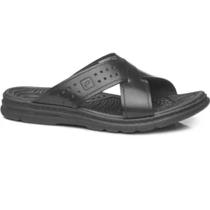 Chinelo Masculino Pegada Couro Original Confortável Tiras Cruzadas