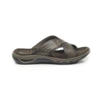 Chinelo Masculino Pegada Couro Pinhão Confortável Amortech Anatômico 131661 Chinelo Masculino Pegada Couro Pinhão Confortável Amortech Anatômico 131661