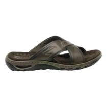 Chinelo masculino pegada em couro 131661 Chinelo masculino pegada em couro 131661