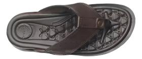 Chinelo Masculino Pegada Em Couro Amortecedor 133155 Chinelo Masculino Pegada Em Couro Amortecedor 133155