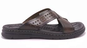 Chinelo Masculino Pegada Leve Flexível Couro 134201 Chinelo Masculino Pegada Leve Flexível Couro 134201