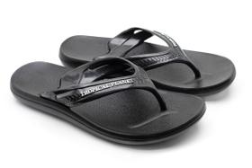 Chinelo Masculino Preto Alcalay Original Tropical Black Top Ch02