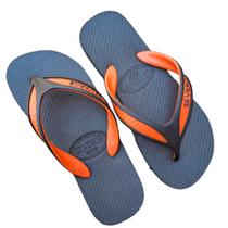 Chinelo masculino preto/laranja - SEVERO Surf