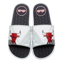 Chinelo Masculino Pump NBA II Rider - Branco Vermelho