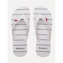 Chinelo Masculino Reserva Náutico Branco Conforto e Estilo Casual