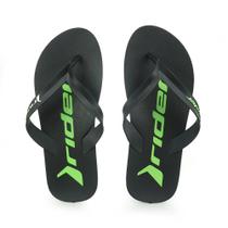 Chinelo masculino rider feel 12303 preto / verde Chinelo masculino rider feel 12303 preto / verde