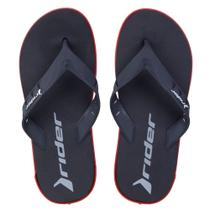 Chinelo Masculino Rider RW II Preto e Vermelho - 12480 Chinelo Masculino Rider RW II Preto e Vermelho - 12480