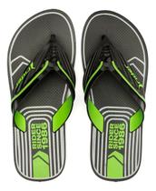 Chinelo masculino rider way logo 12272 preto / verde