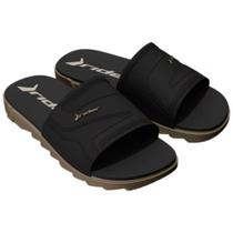 Chinelo Masculino RW Plus Bege Preto Rider 12441-BT811