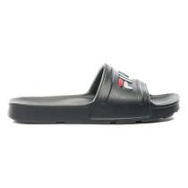 Chinelo Masculino Sleek Slide Preto Branco Vermelho Fila F01SD00010-397 Chinelo Masculino Sleek Slide Preto Branco Vermelho Fila F01SD00010-397