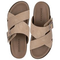 Chinelo masculino slide dock democrata 554101