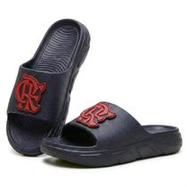 Chinelo masculino slide Flamengo anatômico solado terapêutico