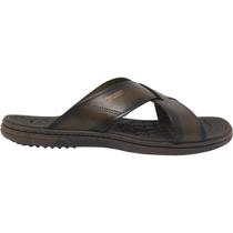 Chinelo Masculino Slide Gaspea Casual Dia a Dia Passeio Em Couro Com Ajuste Tamanhos Especiais Amortech Pegada 533302 Chinelo Masculino Slide Gaspea Casual Dia a Dia Passeio Em Couro Com Ajuste Tamanhos Especiais Amortech Pegada 533302