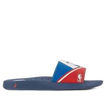 Chinelo Masculino Slide NBA Rider Azul/Vermelho