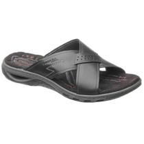 Chinelo Masculino Slide Pegada Couro 131661