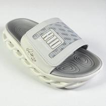 Chinelo Masculino Slide Rider Power R10 Original Confortável Casual Cor:Branco/CinzaTamanho:41