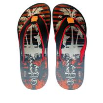 Chinelo masculino summer bit eva tira de pano total confor