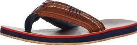 Chinelo Masculino Tommy Hilfiger Destino - Cognac Multi 218