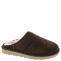Chinelo Masculino UGG Clássico - Camurça Desgrenhada, Cedro Queimado