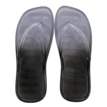 Chinelo Melissa Beachwear Vidro/Preto