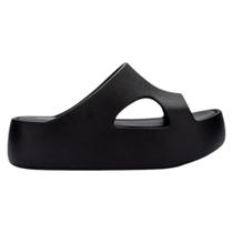 Chinelo Melissa Free Cut Out Platform Feminino Preto Chinelo Melissa Free Cut Out Platform Feminino Preto