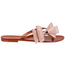 Chinelo Melissa Harmonic XI Marrom Rosa