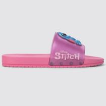 Chinelo Menina Grendene Kids Slide Stitch Rosa Glitter 22994 Chinelo Menina Grendene Kids Slide Stitch Rosa Glitter 22994