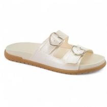Chinelo Menina Klin Weekend Coração Branco Perolizado 371001