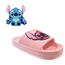 Chinelo Menina Nuvem Lilo Stitch Slide Leve Bolsa Lilo