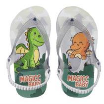Chinelo Menino Bebê Sandália Dragões Bebês Magicc Baby