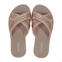 Chinelo Mini Melissa M-Lover Slide Infantil Rosa Glitter Chinelo Mini Melissa M-Lover Slide Infantil Rosa Glitter