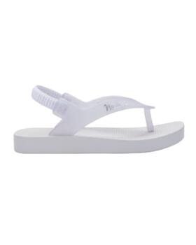 Chinelo Mini Melissa Sun Long Beach BB 35762 Cor:BrancoTamanho:25 Chinelo Mini Melissa Sun Long Beach BB 35762 Cor:BrancoTamanho:25
