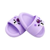 Chinelo Miniatura Tubarão Fofo: Acessório Labubu Para Bonecas Calçado Casual Divertido E Estiloso - NONE