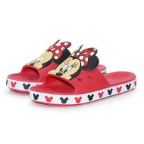 Chinelo Minnie Mouse Sandália Minnie Slide Leve Confortável