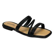 Chinelo Mississipi Flat MB041 Preto