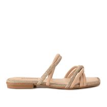 Chinelo Mississipi Rasteira Rives Aveia Conforto Brilho Dourado Q9663