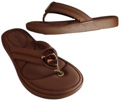 Chinelo modare 7208.110 ultra conforto dedo em nobuck marrom
