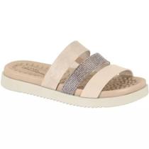 Chinelo Modare Comfort Slide Feminino Marrom Claro