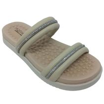 Chinelo Modare Feminino Napa Pele com Cristais Chinelo Modare Feminino Napa Pele com Cristais