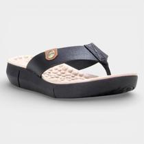 Chinelo Modare Floater Confort Flex Feminino - Preto e Bege - 37 Chinelo Modare Floater Confort Flex Feminino - Preto e Bege - 37