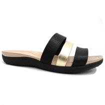 CHINELO MODARE RASTEIRA CONFORTO 7125.200 Preto