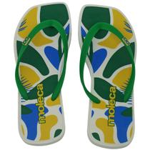Chinelo Moleca Feminino Customizado Copa Cor:Verde/Branco Off/Azul/AmareloTamanho:40Gênero:Feminino Chinelo Moleca Feminino Customizado Copa Cor:Verde/Branco Off/Azul/AmareloTamanho:40Gênero:Feminino