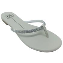 Chinelo Moleca Feminino Napa Turim com Tira em Strass Chinelo Moleca Feminino Napa Turim com Tira em Strass
